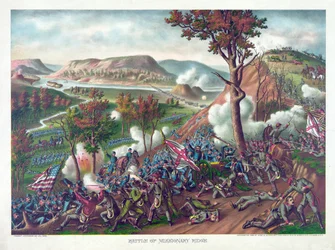 Batalla de Missionary Ridge, pub. Kurz & Allison, 1886